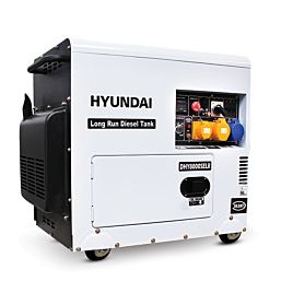 Hyundai DHY8000SELR Silenced 6kw Single Phase Diesel Generator