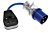 Defender 16 Amp to 13 Amp Single Adaptor Flylead