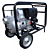 Koshin KTH-80DHES Electric Start Hatz Diesel Engine Driven Pump