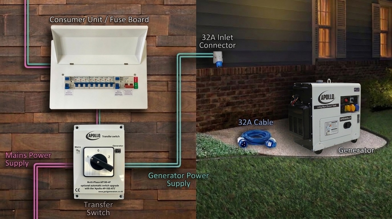 Generator Home Backup installation