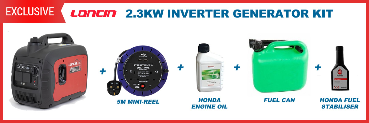 Loncin 1.6kw generator bundle