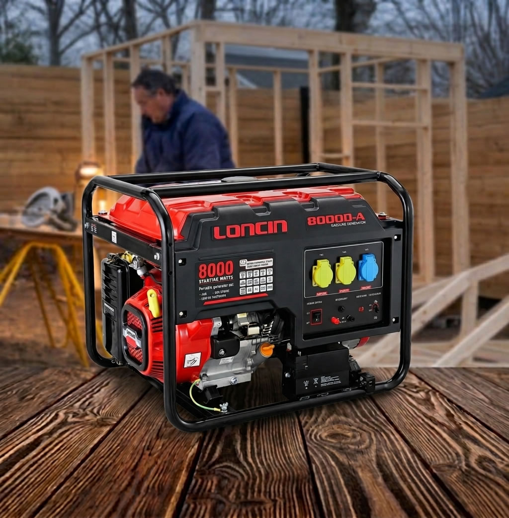 Construction Site Open Frame Generators